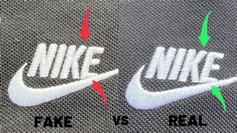 nike logo fake vs real|right or wrong logo.